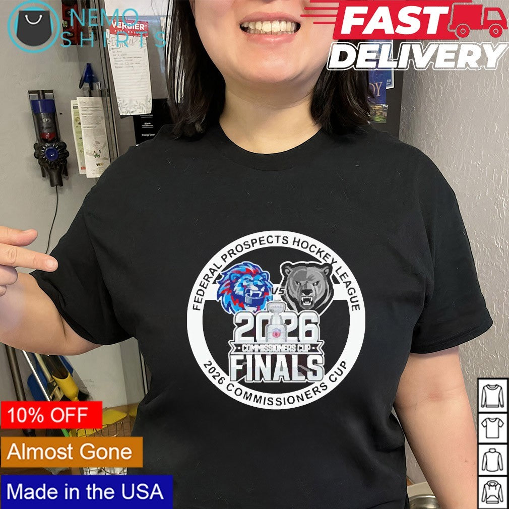 Pee Dee IceCats vs Binghamton Black Bears 2026 Commissioners cup shirt