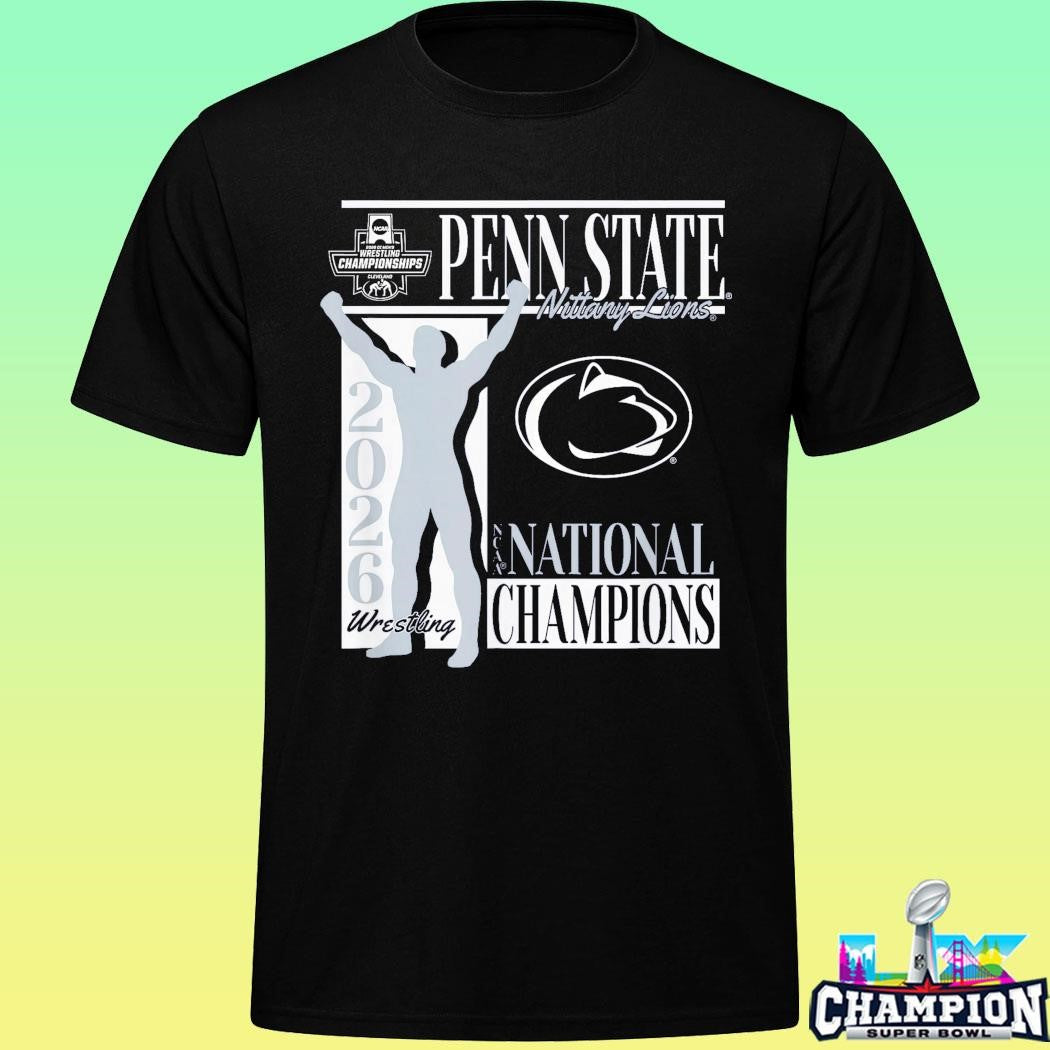 Penn State Nittany Lions National Champs Wrestling 2026 Shirt