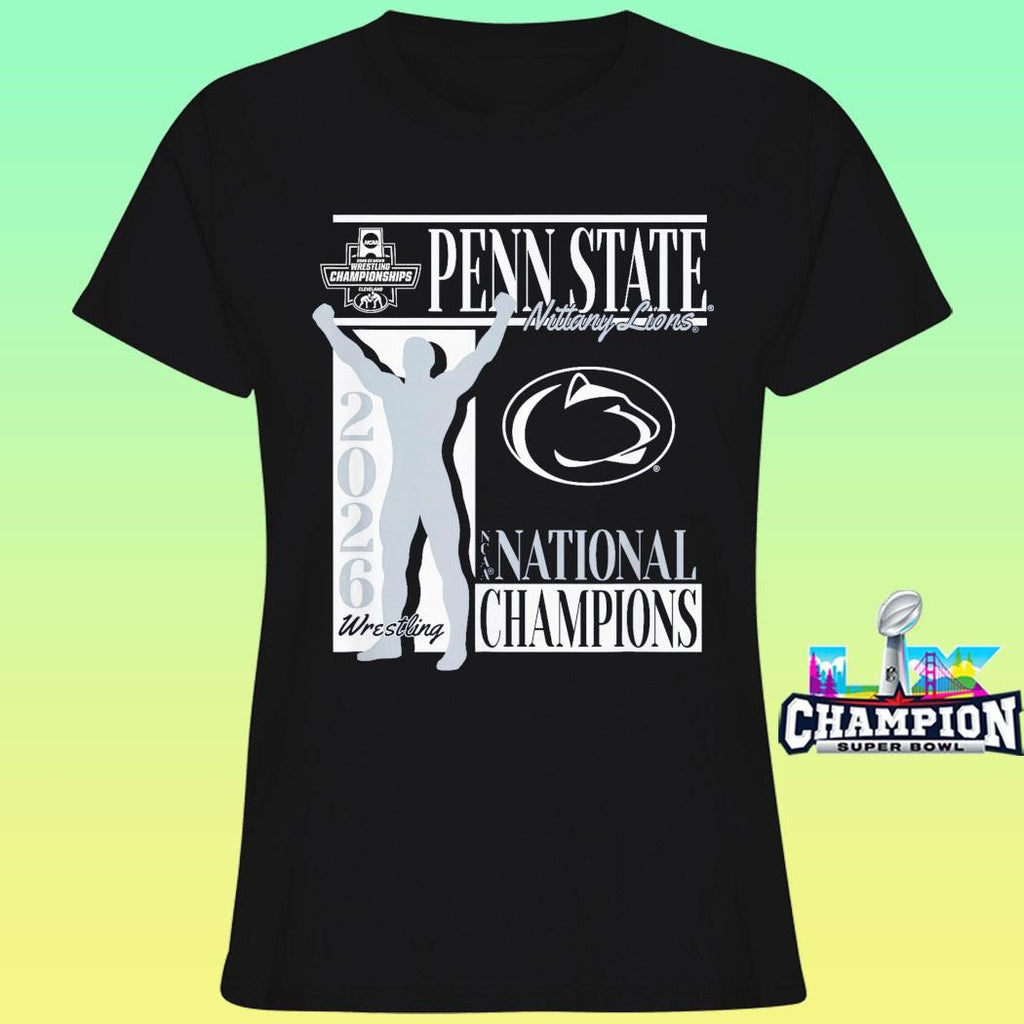 Penn State Nittany Lions National Champs Wrestling 2026 Shirt