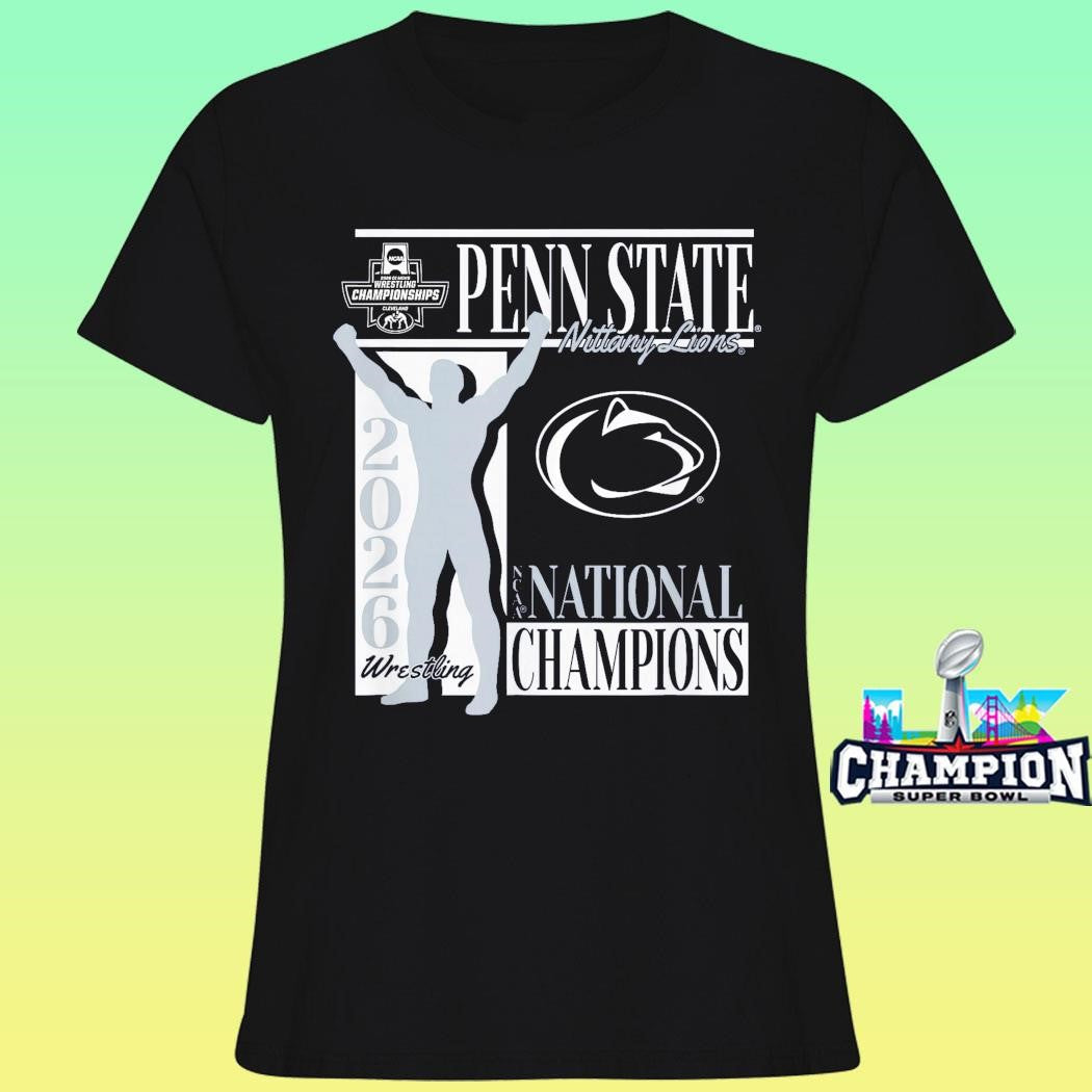 Penn State Nittany Lions National Champs Wrestling 2026 Shirt