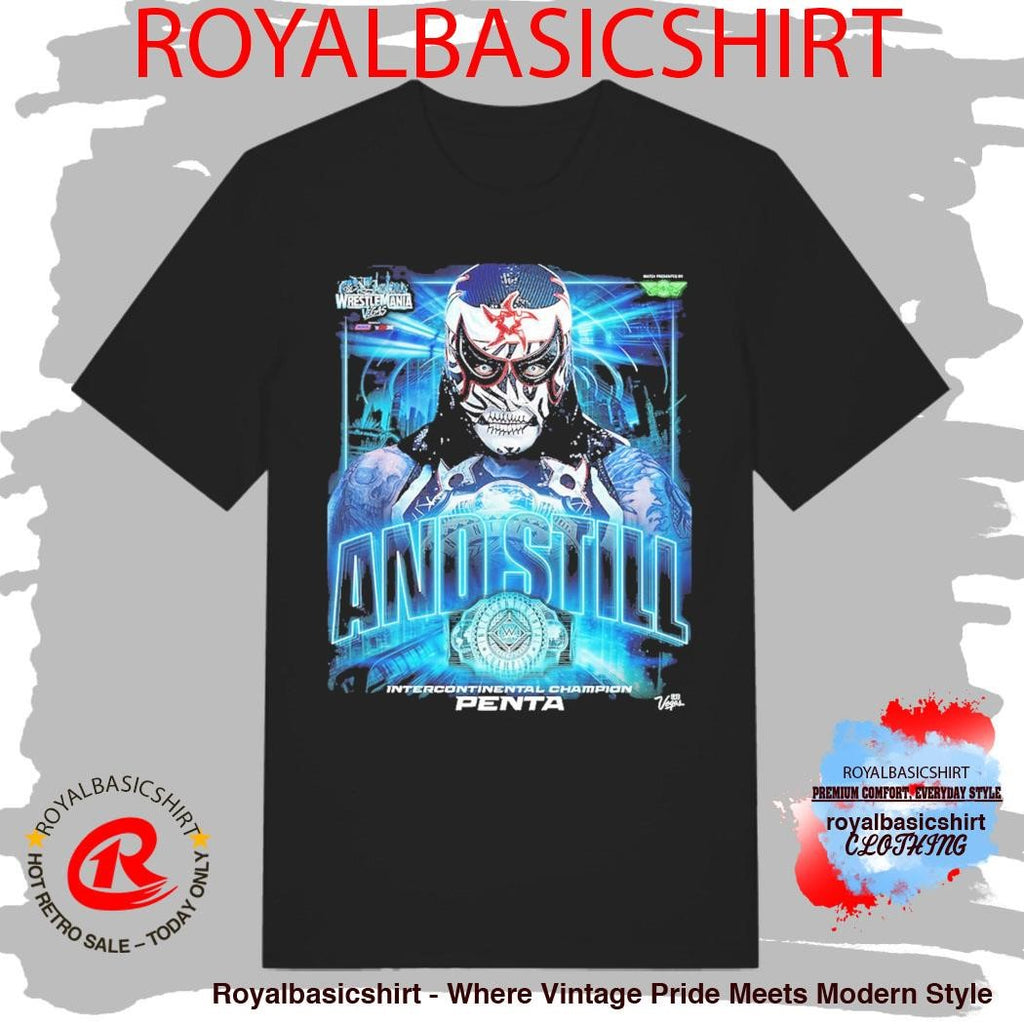 Penta 2026 Wrestlemania Las Vegas Intercontinental Champion Shirt