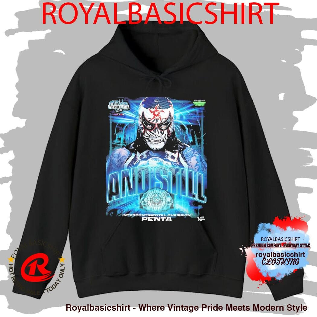 Penta 2026 Wrestlemania Las Vegas Intercontinental Champion Shirt