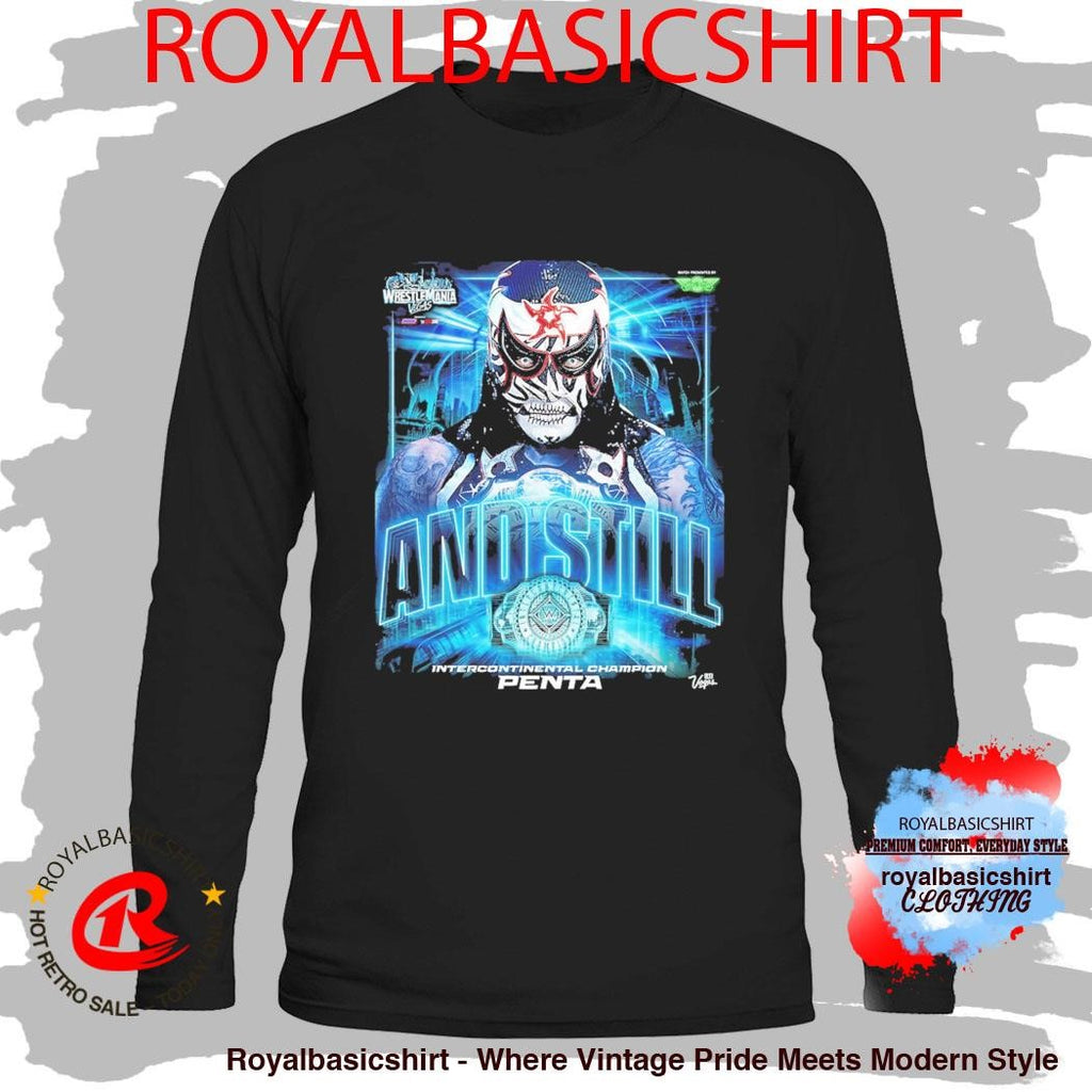 Penta 2026 Wrestlemania Las Vegas Intercontinental Champion Shirt