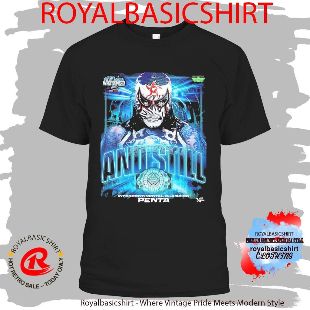 Penta 2026 Wrestlemania Las Vegas Intercontinental Champion Shirt