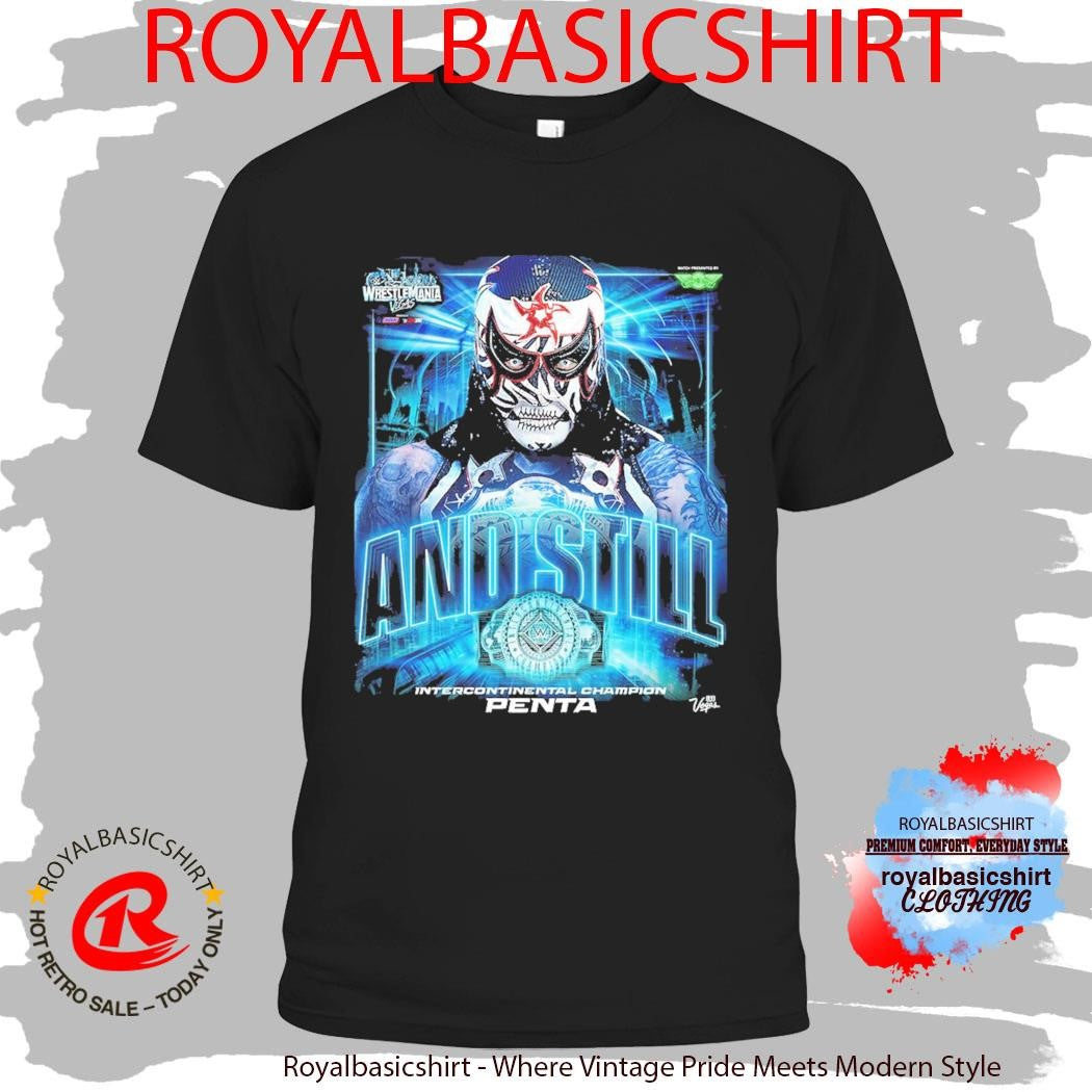 Penta 2026 Wrestlemania Las Vegas Intercontinental Champion Shirt