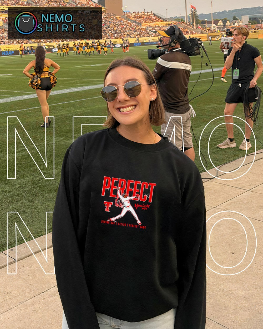 Perfect game NiJaree Canady Texas Tech Red Raiders softball shirt
