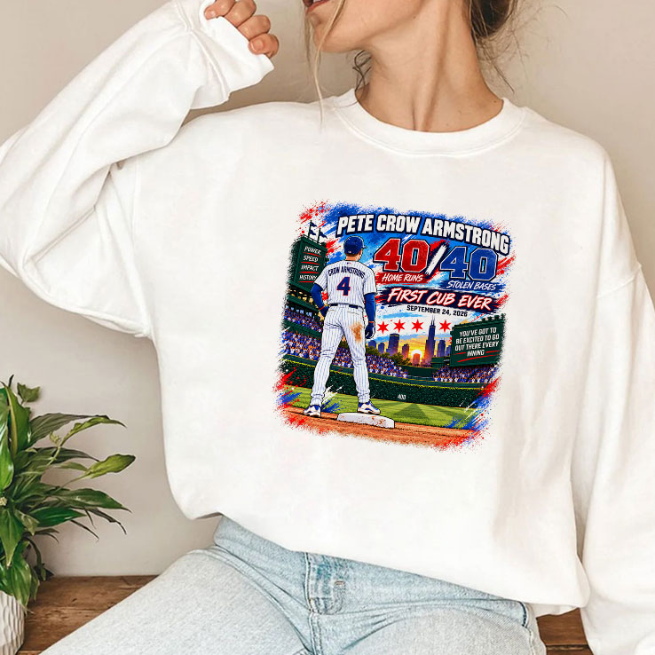 Pete Crow-Armstrong 40 40 Chicago Baseball Shirt
