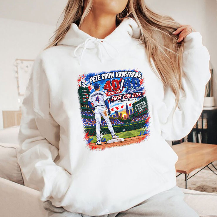 Pete Crow-Armstrong 40 40 Chicago Baseball Shirt