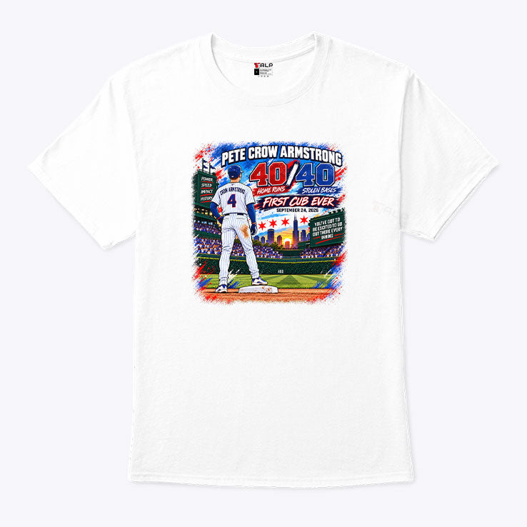 Pete Crow-Armstrong 40 40 Chicago Baseball Shirt