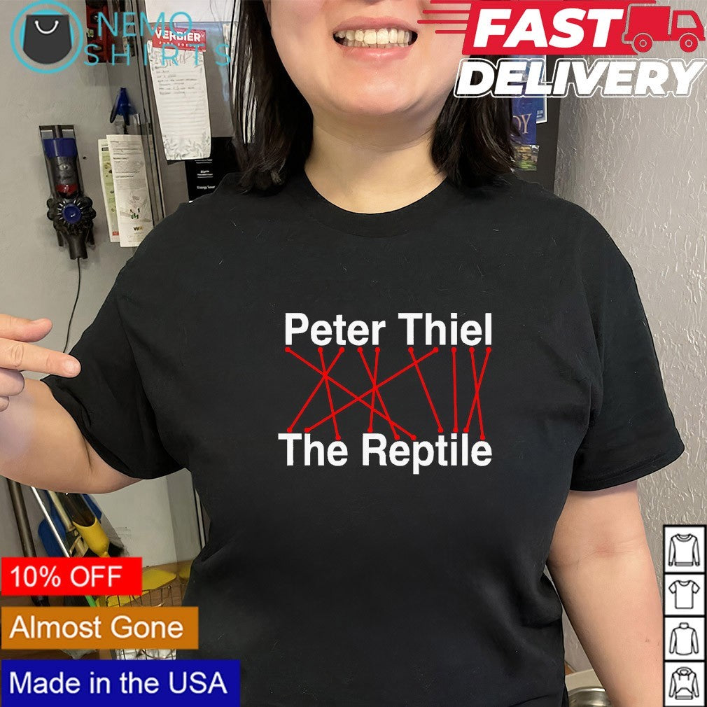 Peter thiel the reptile shirt