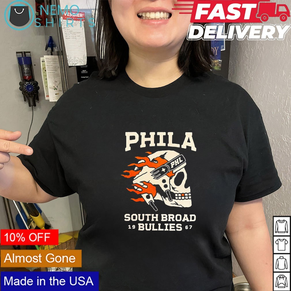 Phila South Broad Bullies 167 Philadelphia Flyers shirt