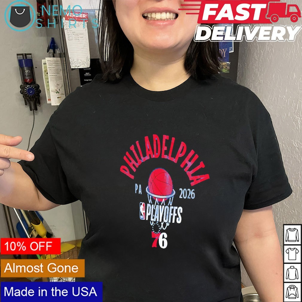 Philadelphia 76ers basketball 2026 NBA playoff shirt