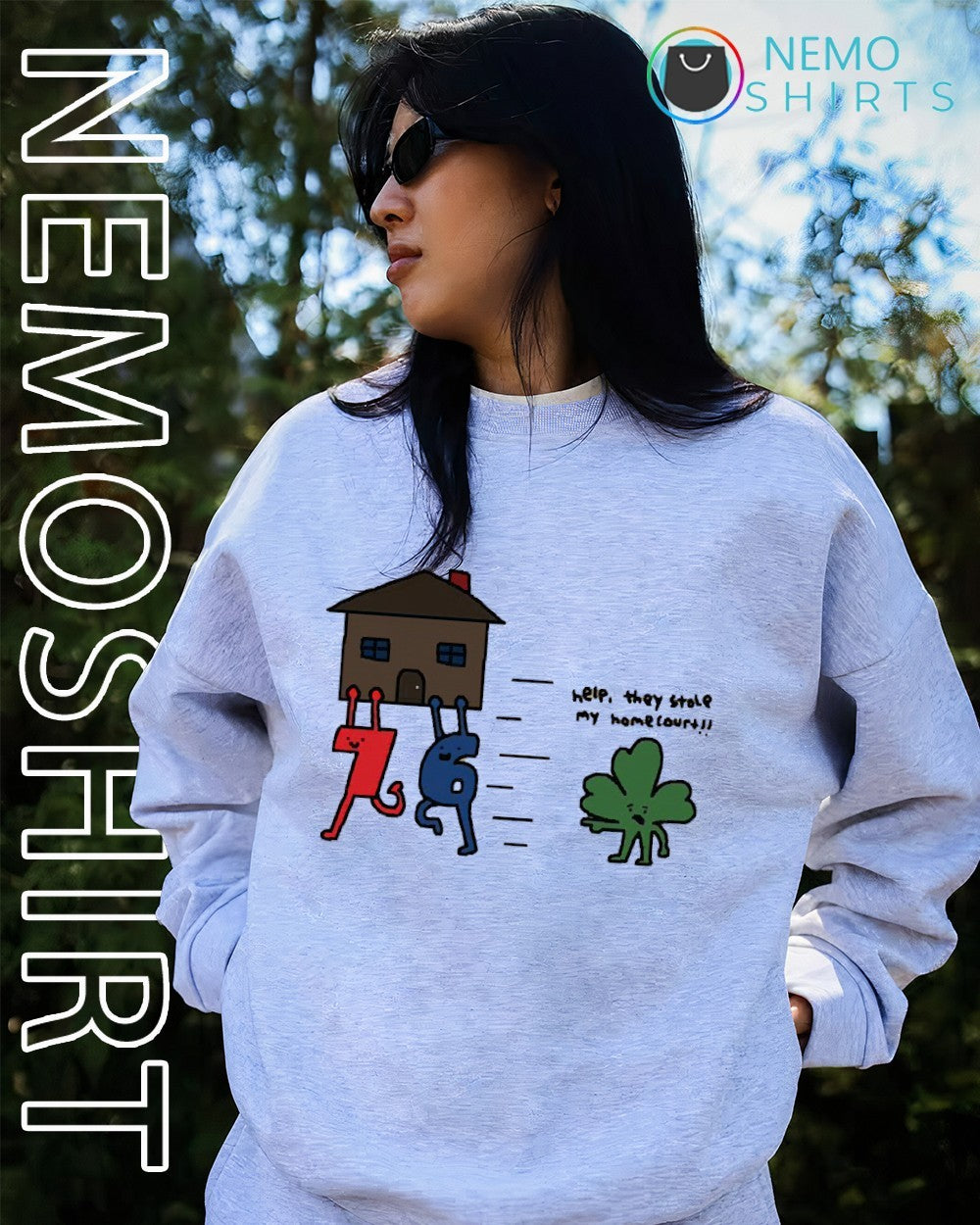 Philadelphia 76ers steal home-court Celtics help they steal my homecourt cartoon shirt