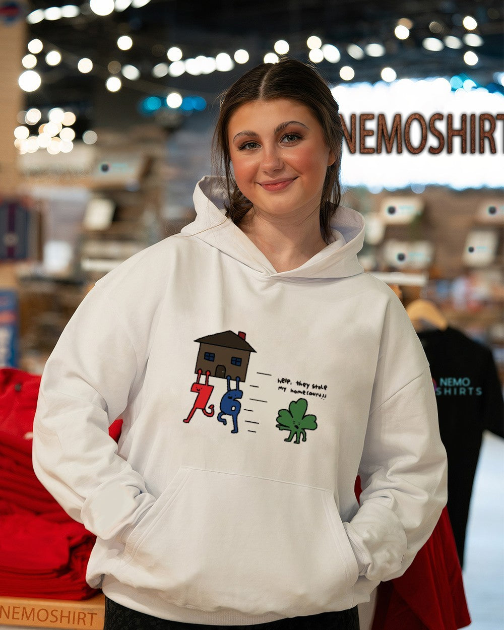 Philadelphia 76ers steal home-court Celtics help they steal my homecourt cartoon shirt