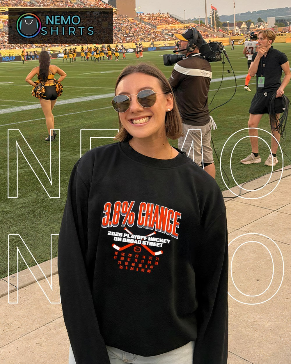 Philadelphia Flyers 3.8 percent chance 2026 playoff hockey on broad street shirt