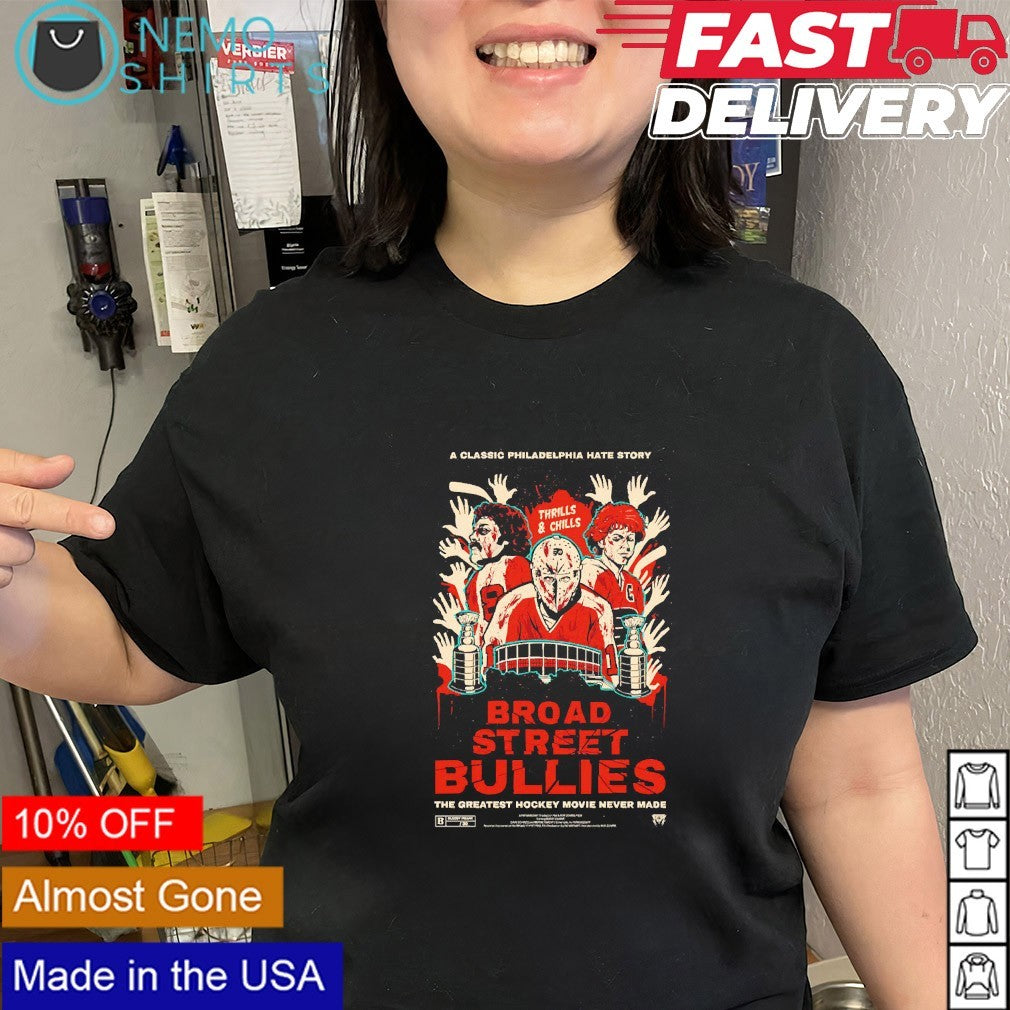 Philadelphia Flyers broad street bullies the greatest hockey movie shirt