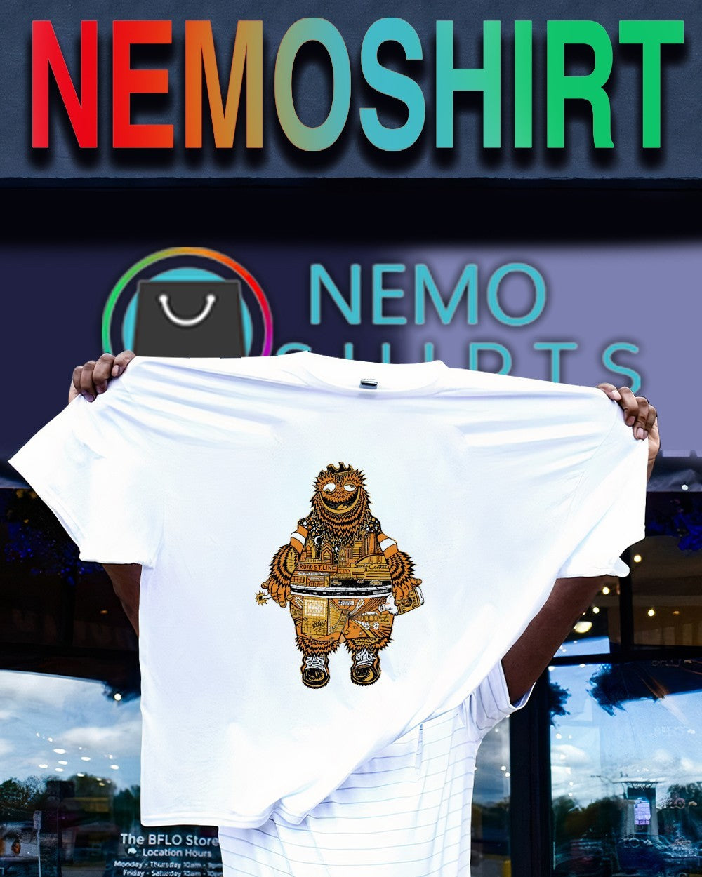 Philadelphia true grit mascot skyline shirt