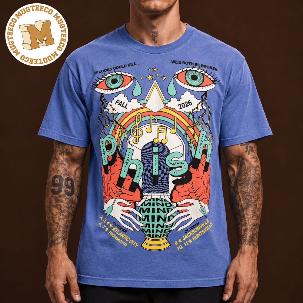 Phish x Double Wonderful All Fall Tour 2026 Merch Tee Unisex T-Shirt