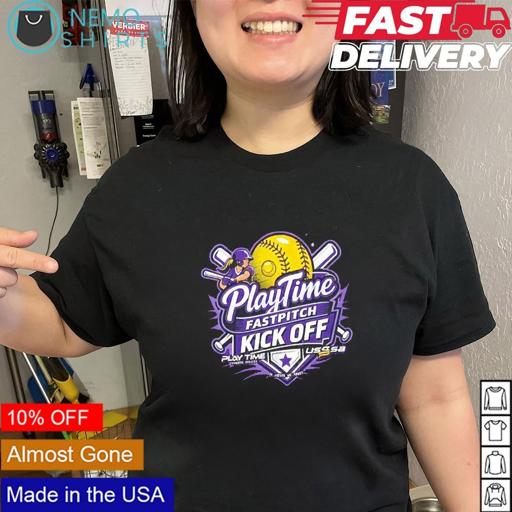 PlayTime Fastpitch kick off tournament softball shirt