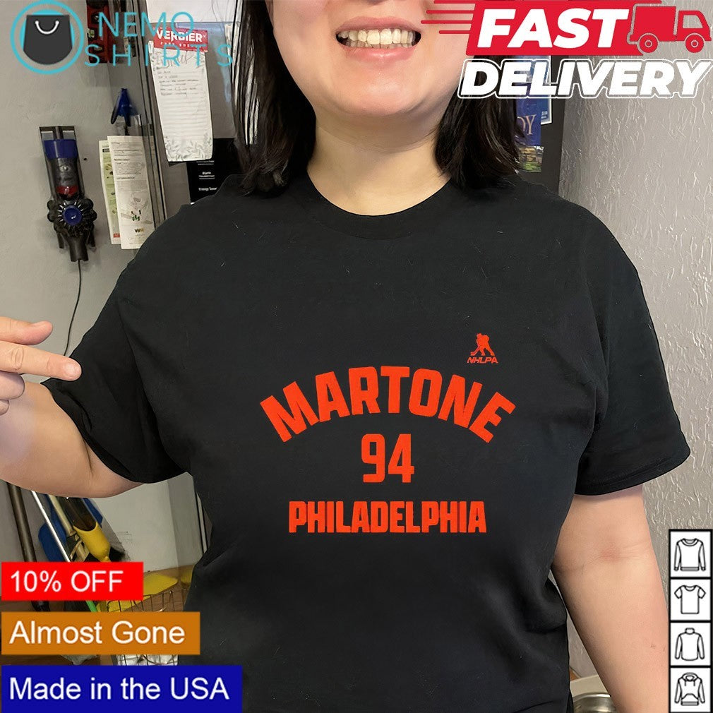 Porter Martone 94 Philadelphia Flyers name and number shirt