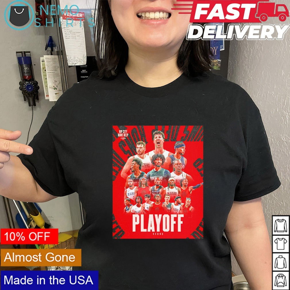 Portland Trail Blazers 2026 playoff bound player shirt