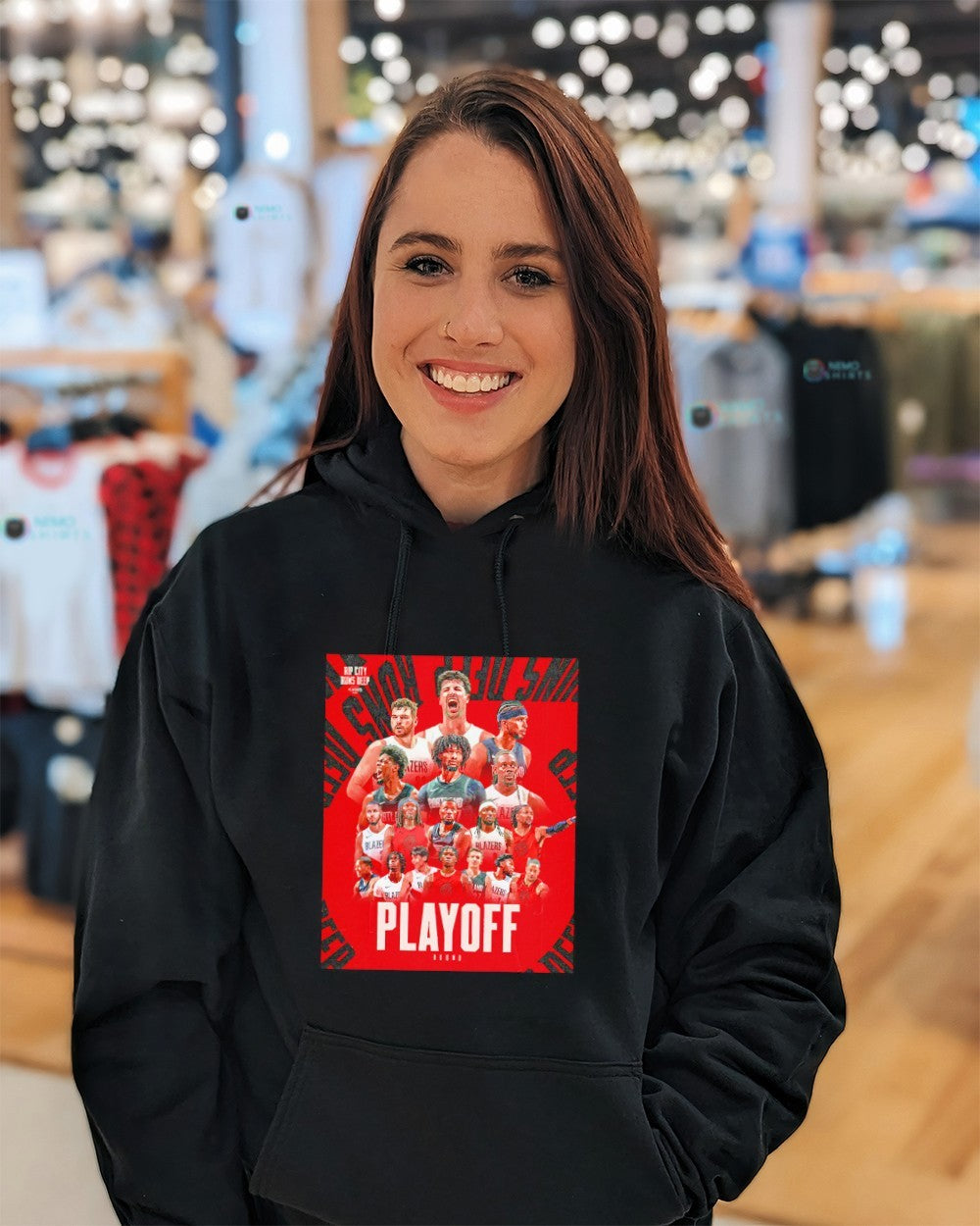 Portland Trail Blazers 2026 playoff bound player shirt