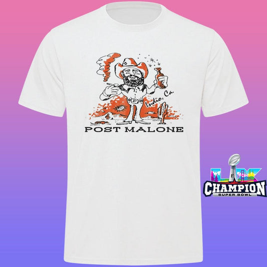 Post Malone Cartoon Ringer Shirt