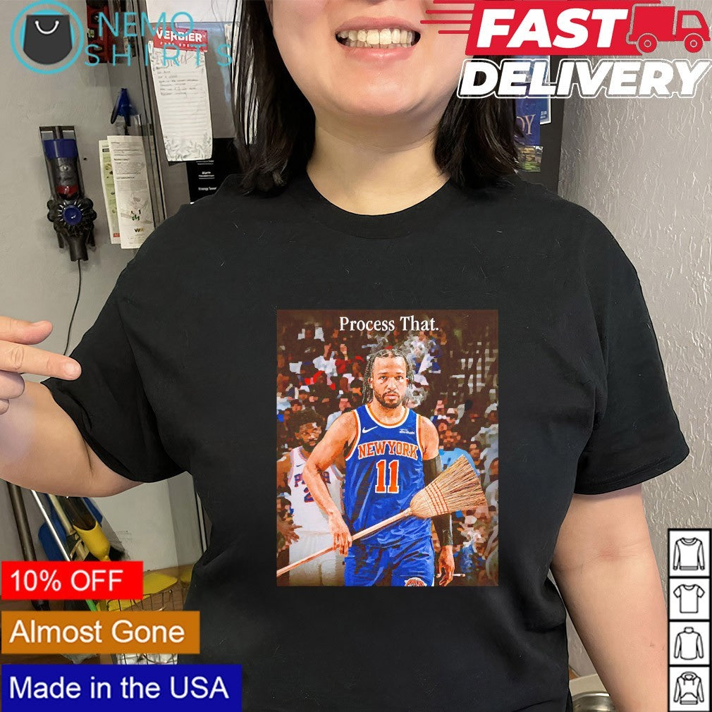 Process that Jalen Brunson NY Knicks sweep shirt
