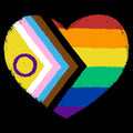 Progress Pride Flag Heart