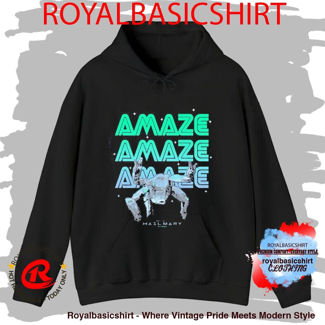 Project Hail Mary Amazing Rocky The Alien Neon Portrait Shirt
