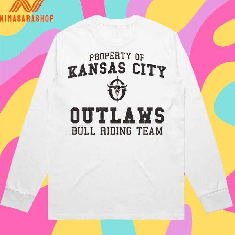 Property Of Kansas City Outlaws Bull Riding Team Shirts