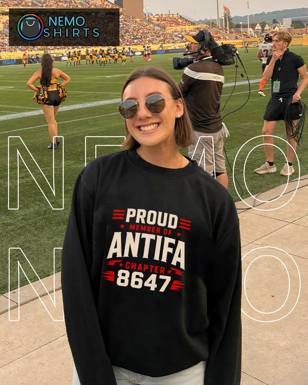 Proud member of antifa chapter 8347 shirt