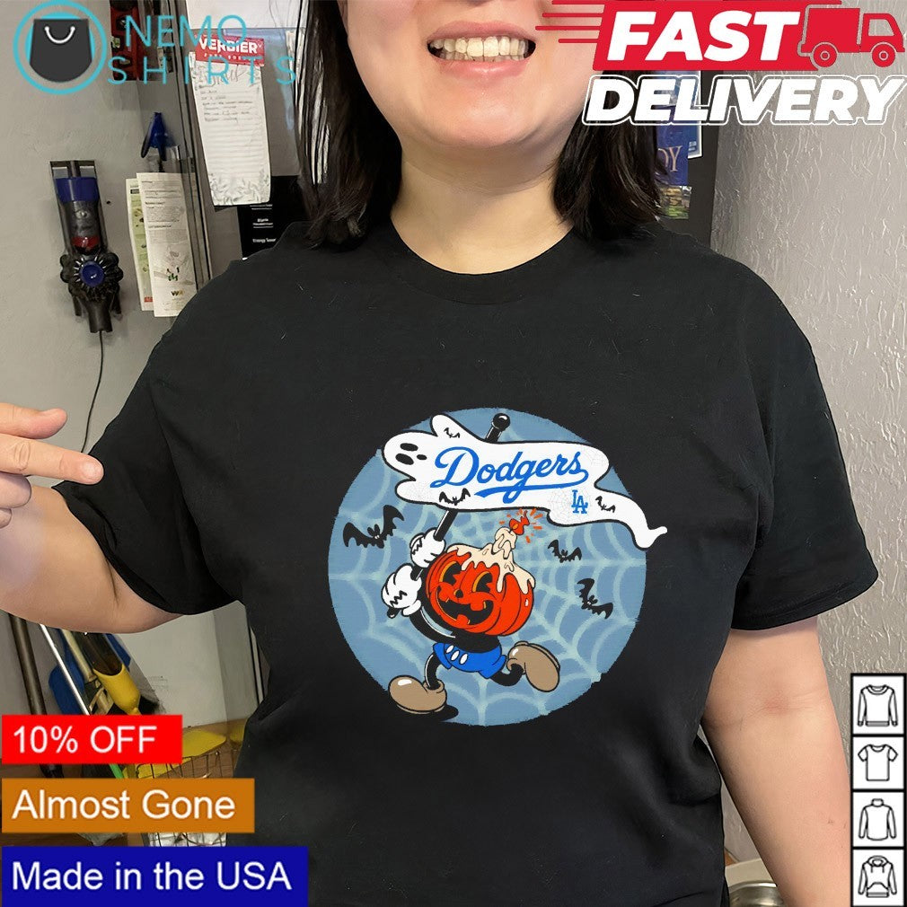 Pumpkin head Los Angeles Dodgers Halloween shirt