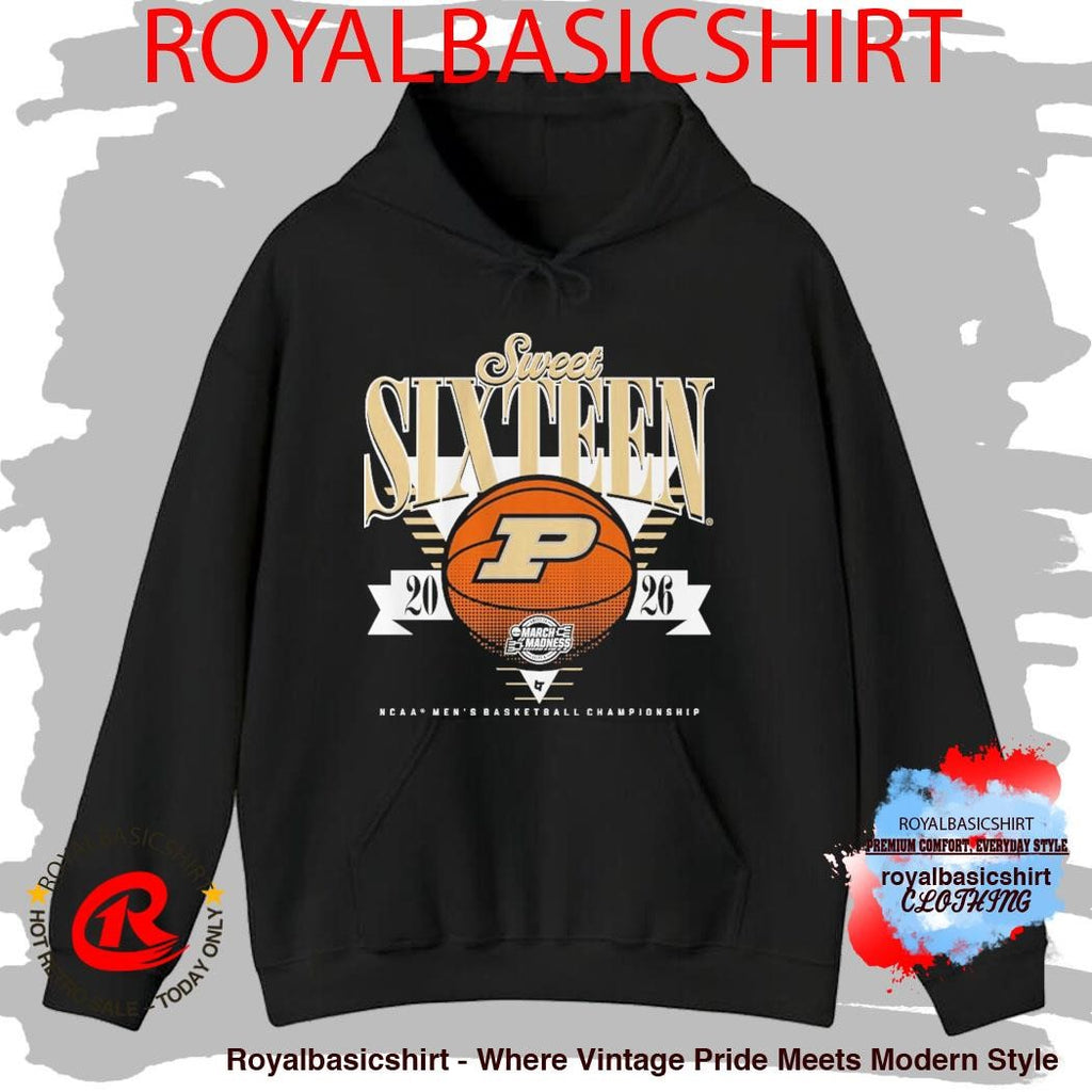 Purdue Boilermakers Mbb March Madness 2026 Sweet Sixteen Shirt