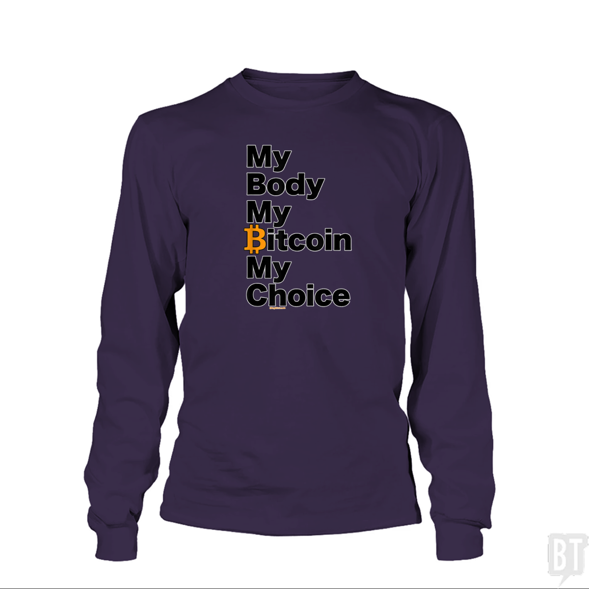 My Body My Bitcoin Long Sleeve