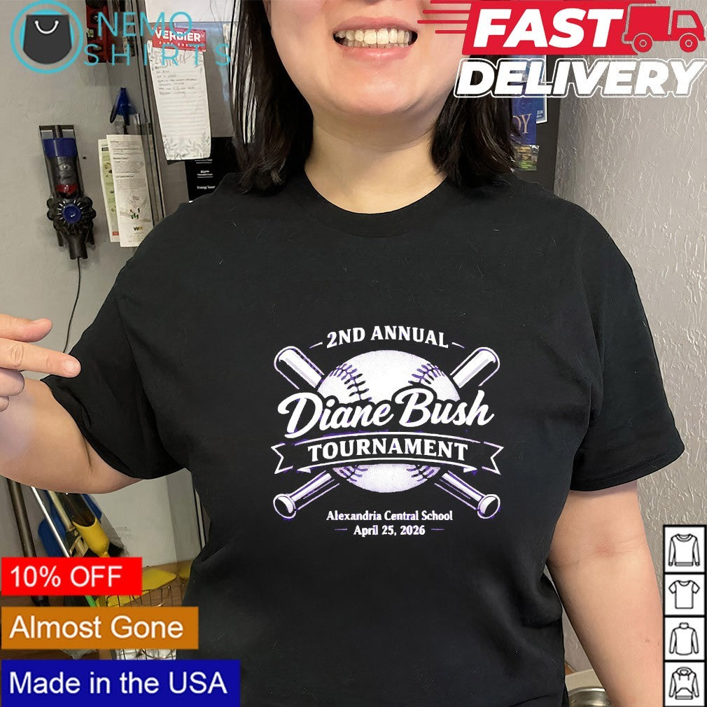 Alexandria Central School 2nd annual Diane Bush Tournament 2026 shirt