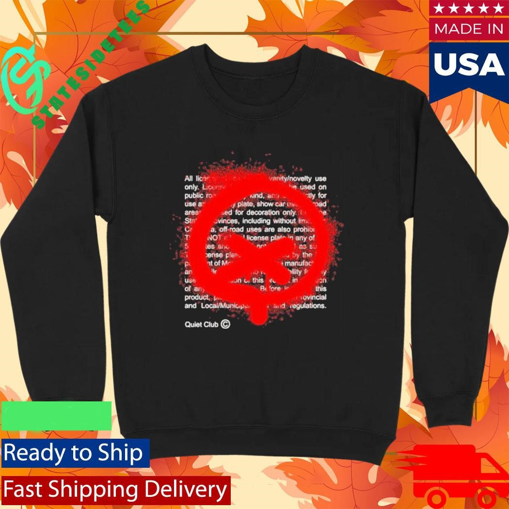 Quiet Racing Club Disclaimer Shirt