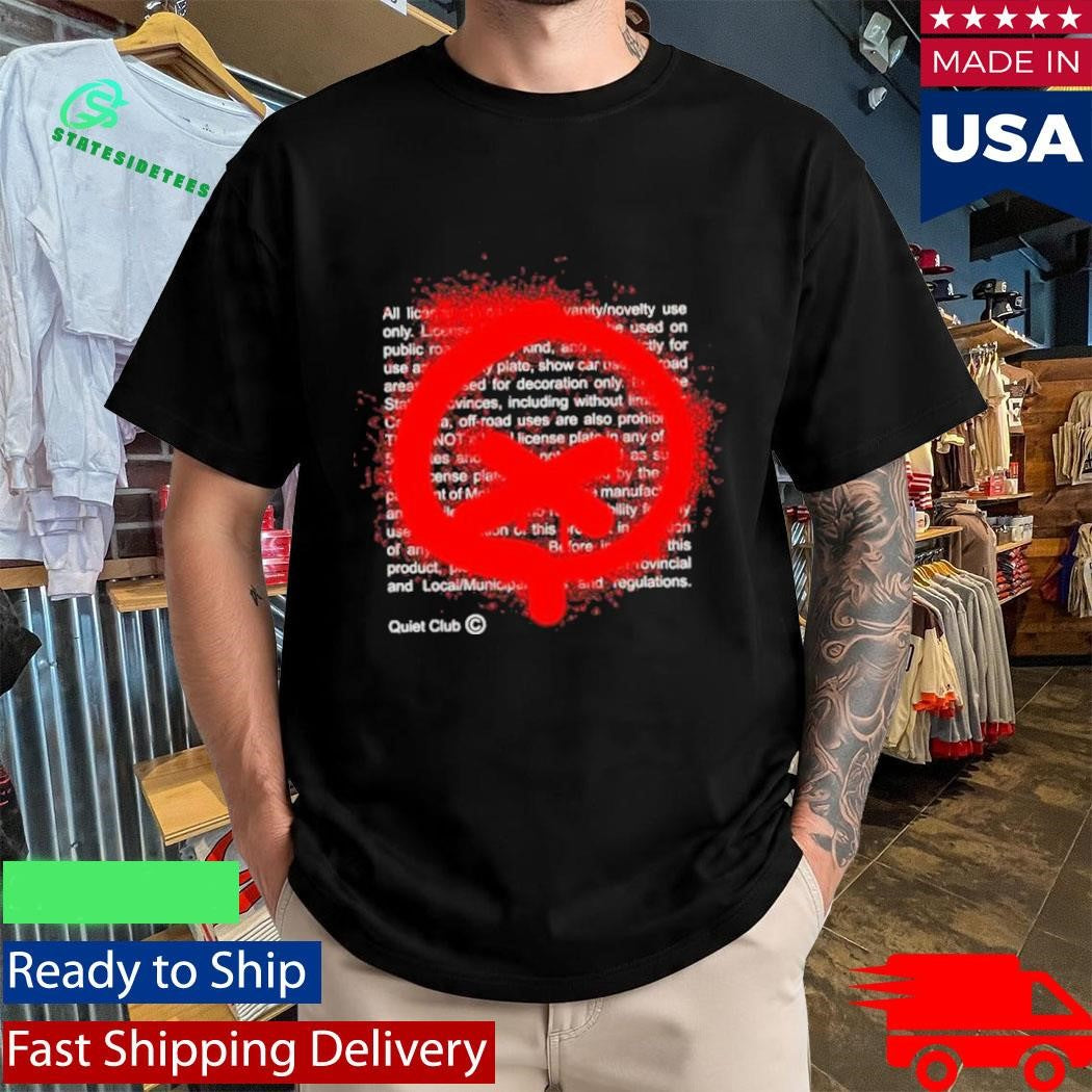 Quiet Racing Club Disclaimer Shirt
