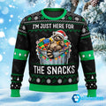 Raccoon For The Snacks Ugly Christmas Sweater