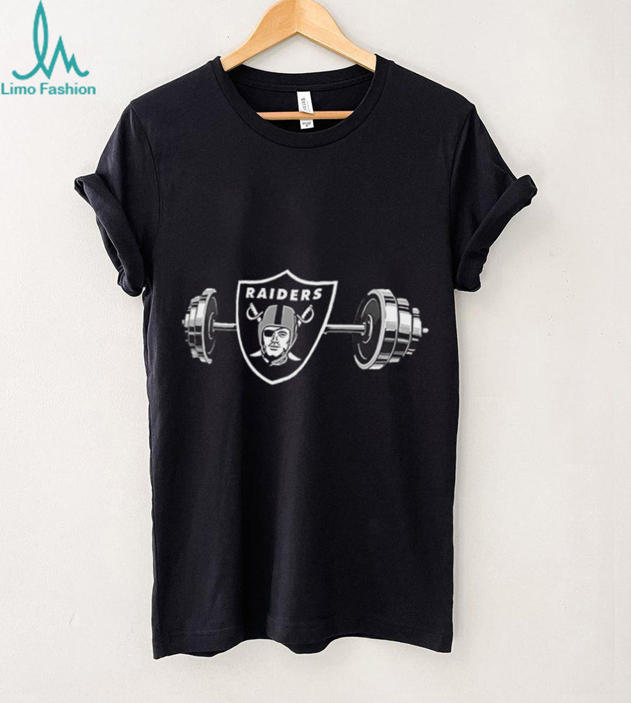 Raiders Barbell Las Vegas Football Weightlifting Spirit Of True Champions Shirt