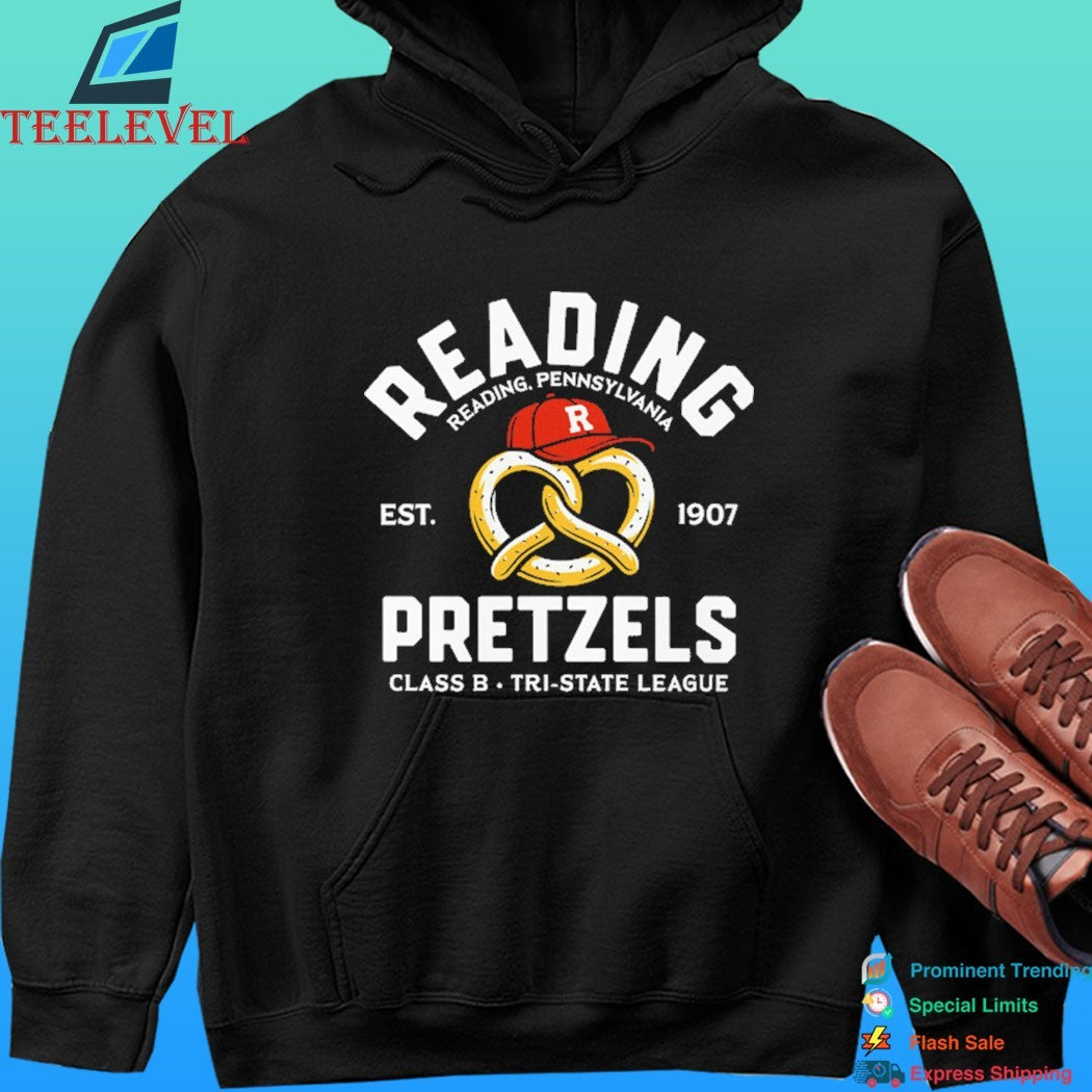 Reading Pretzels Baseball Reading Pennsylvania Est 1907 Class B Tri-State League Shirt