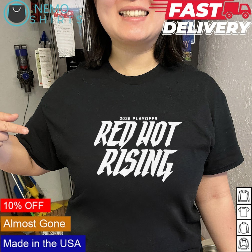Red hot rising Portland Trail Blazers 2026 Playoffs shirt