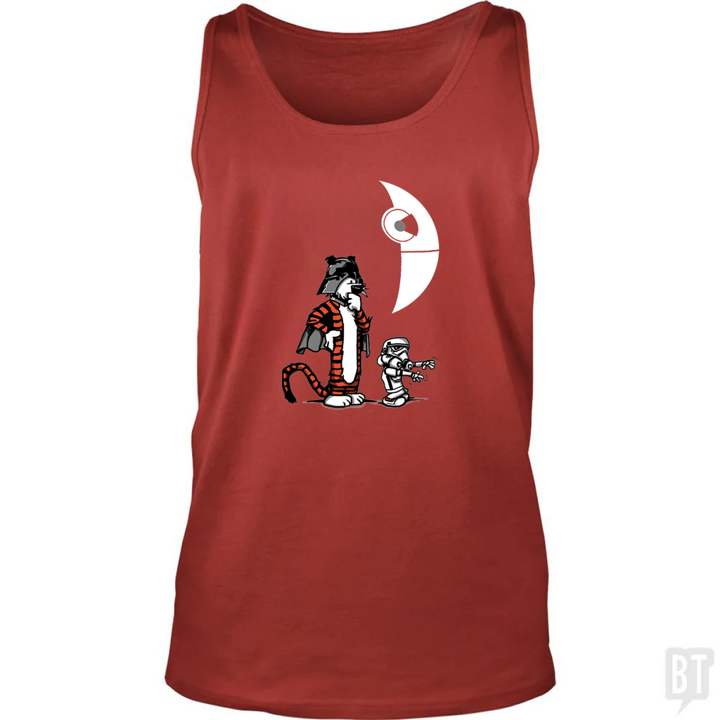 Darth Hobbes and Calvin Trooper Tank Tops