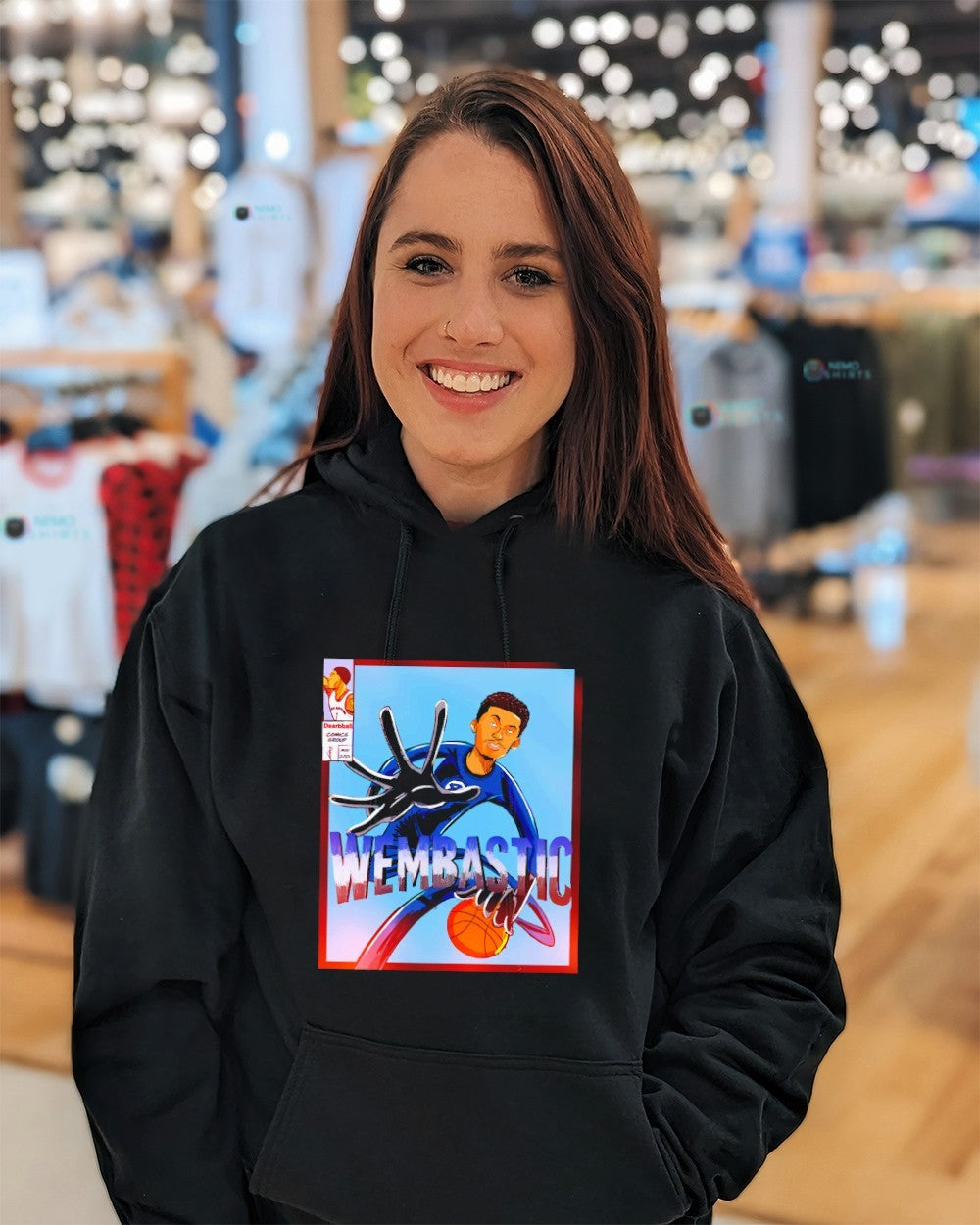 Reed Richards x Victor Wembanyama San Antonio Spurs basketball player shirt