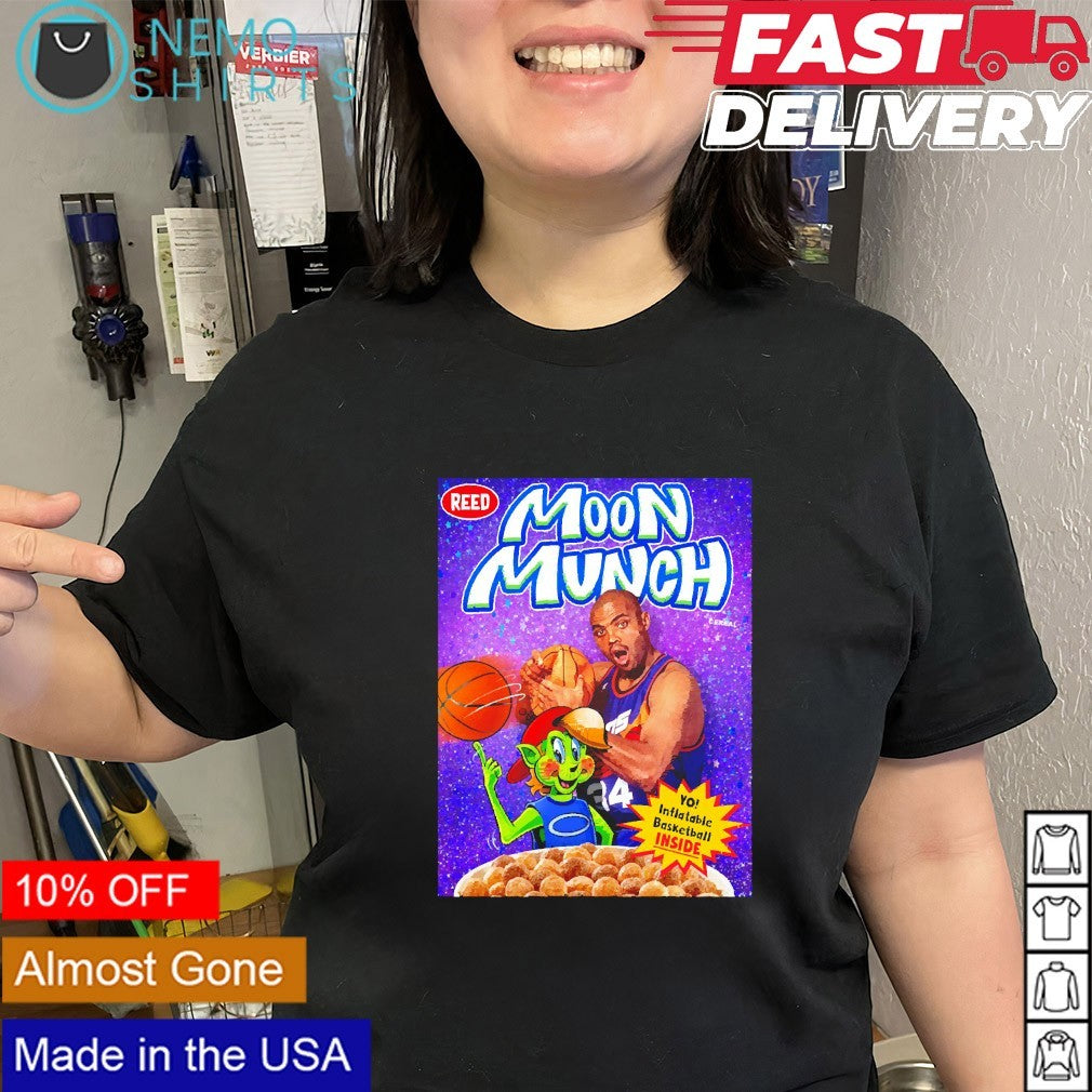 Reed moon munch Charles Barkley Phoenix Suns basketball shirt