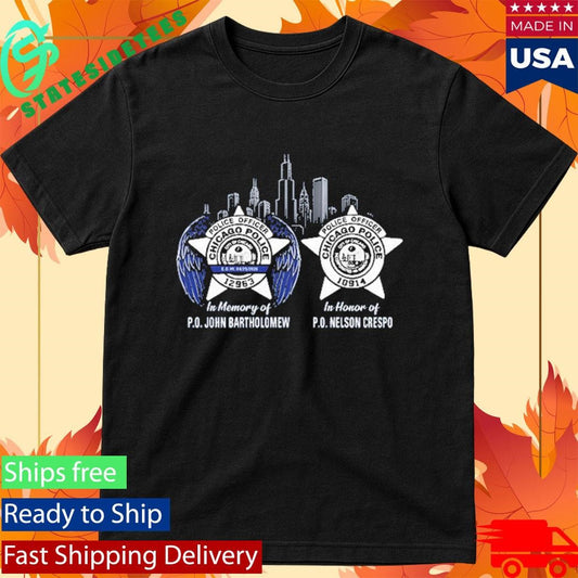 Remember And Honor PO John Bartholomew PO Nelson Crespo Shirt