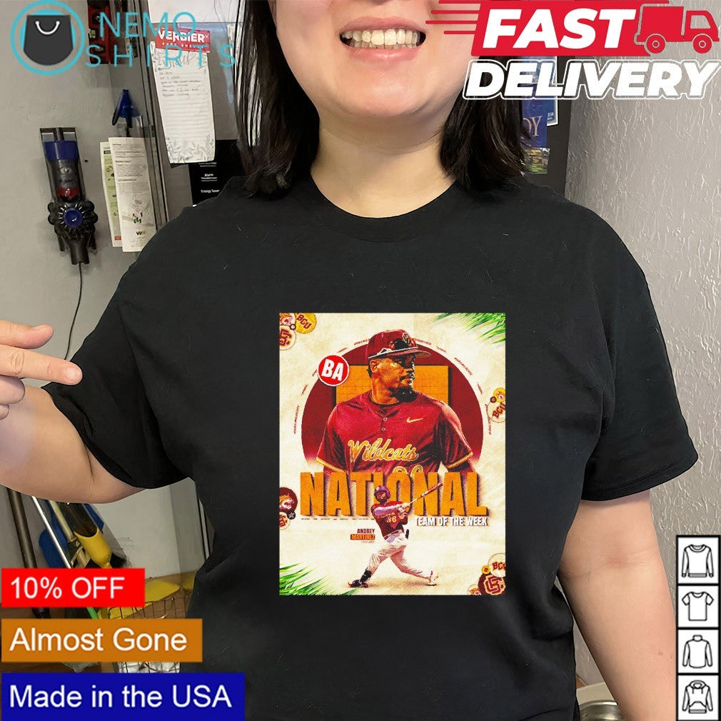 Andrey Martinez Bethune-Cookman Wildcats baseball team of the week national shirt