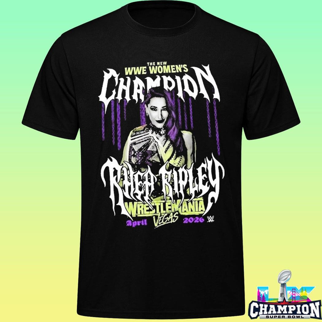 Rhea Ripley Wrestlemania Vegas 2026 Champion Shirt