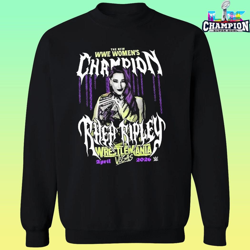 Rhea Ripley Wrestlemania Vegas 2026 Champion Shirt