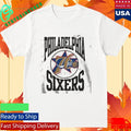 Rhiannon Ally Good Morning America grey Philadelphia 76ers Shirt